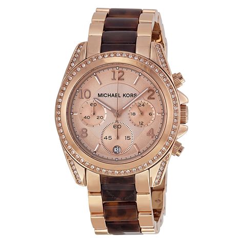 rose gold watch michael kors|rose gold watch with numbers.